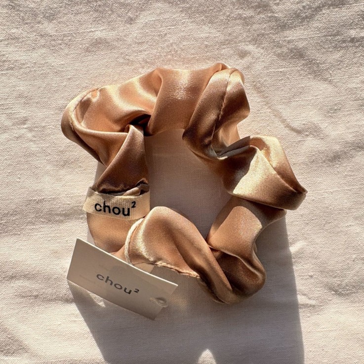 Coffret Cadeau Cheveux Omum & Chou² : 1 Chouchou satin offert + 1 Shampoing Douceur + 1 Complément Pousse