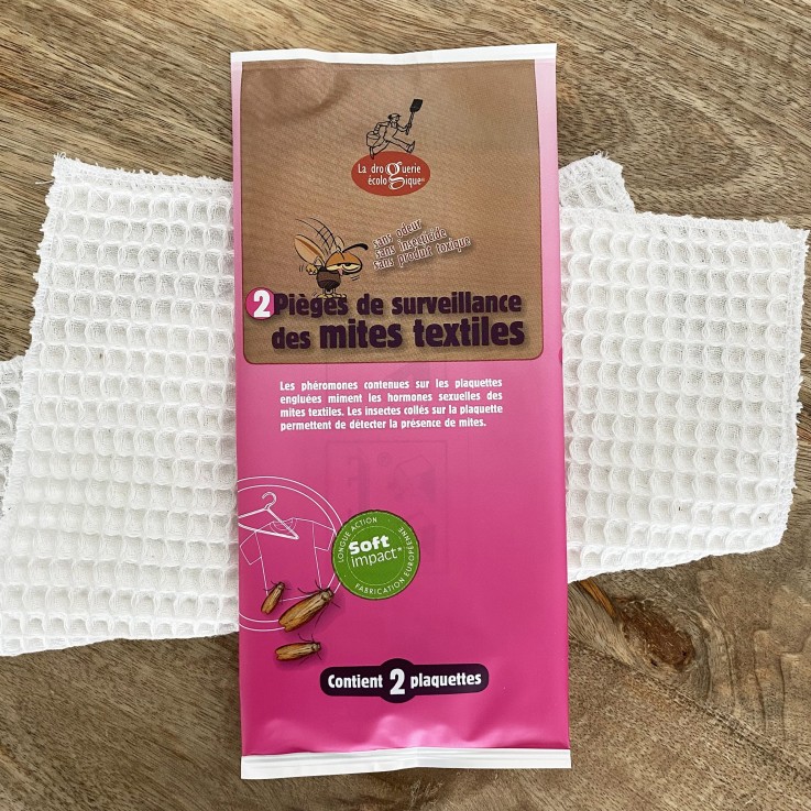 Lot de 2 pièges anti-mites textiles