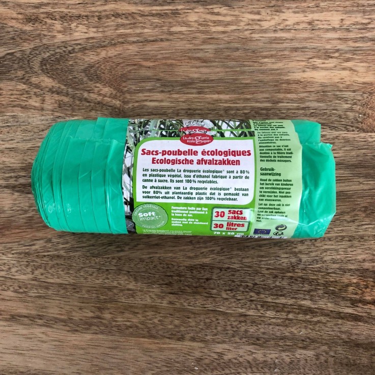 Rouleau de 10 sacs poubelle éco 30L