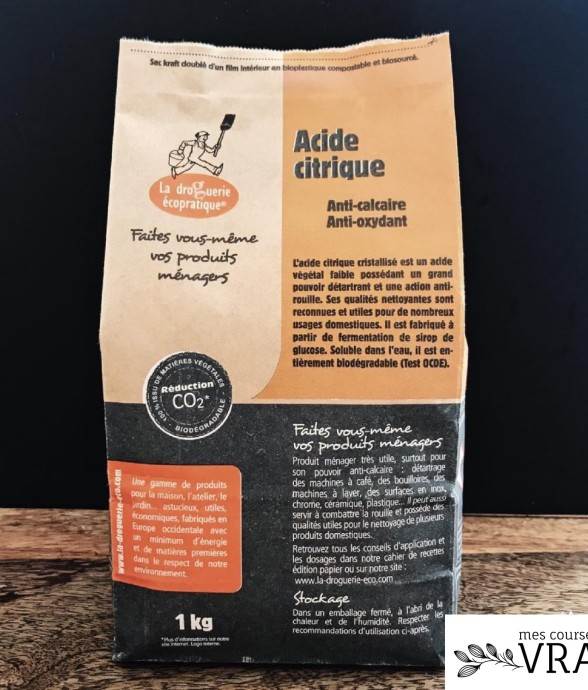 Acide citrique détartrant...