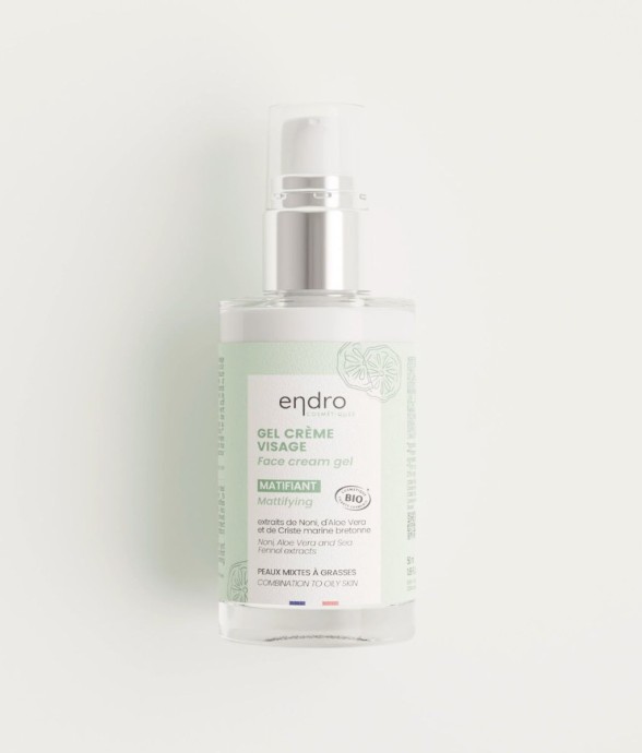 Gel-crème visage matifiant BIO