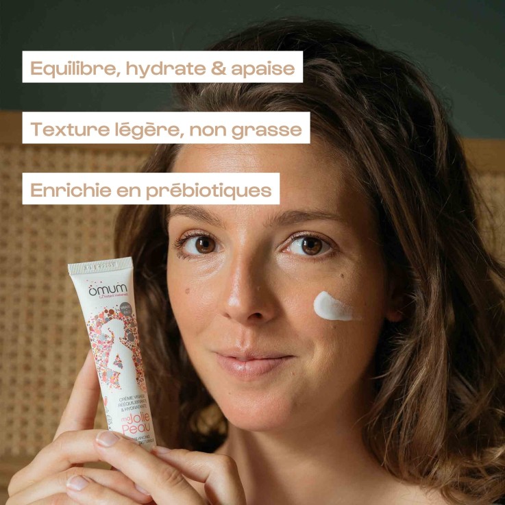 Crème visage rééquilibrante & hydratante aux prébiotiques Ma Jolie Peau (40 ml) Bio