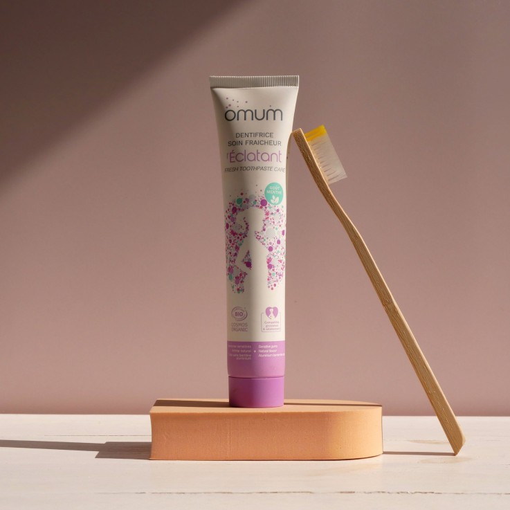 Dentifrice Soin Fraicheur Gencives et Dents Sensibles Sans Fluor L’Eclatant (75 ml) Bio