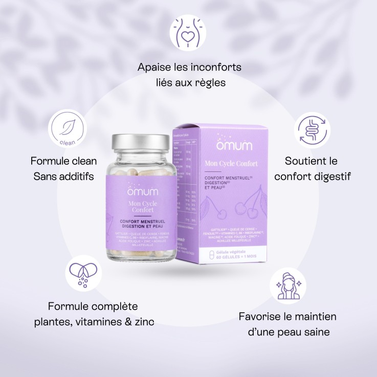 Complément alimentaire Règles, Cycle & SPM (60 gélules) Vegan