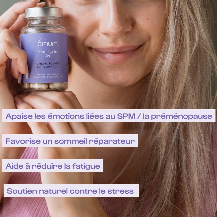 Complément alimentaire Sommeil, Humeur et Relaxation Mon Cycle Zen (60 gélules) Vegan