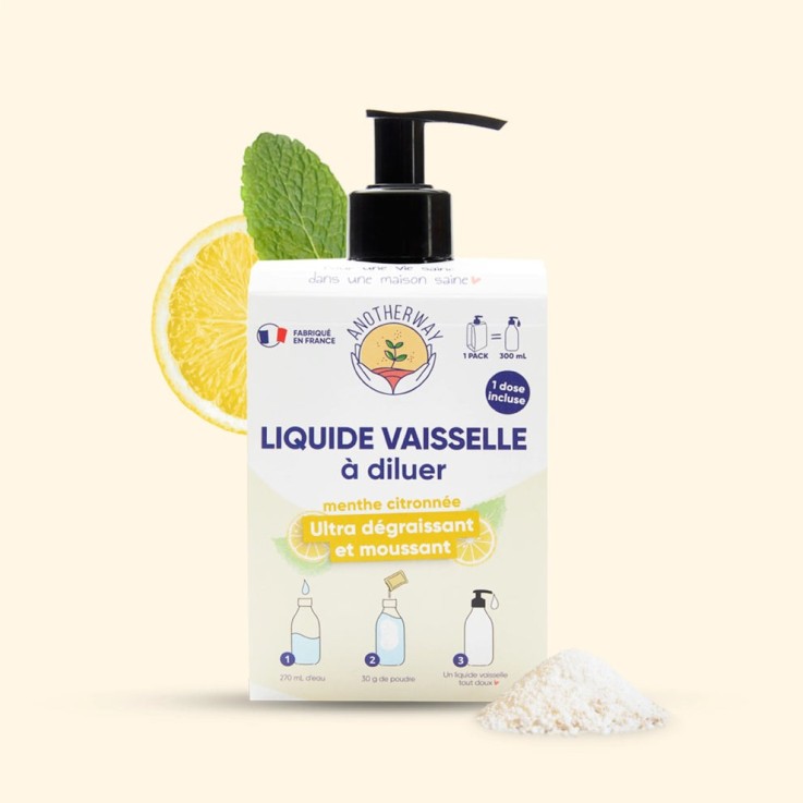 Liquide vaisselle à diluer ultra dégraissant - kit de démarrage