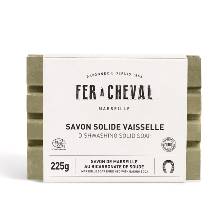 Savon de Marseille au bicarbonate de soude pour  vaisselle - 225 g