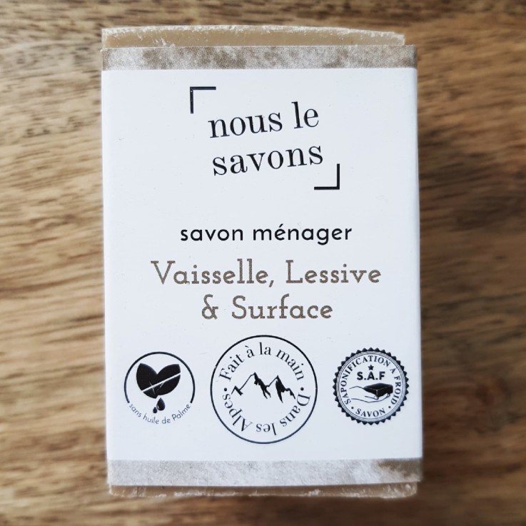 Savon ménager solide multiusage