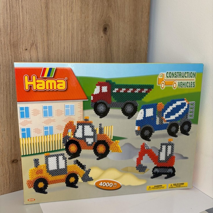 Hama Perles à repasser engins de chantier