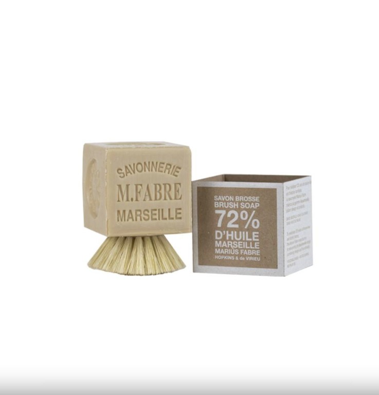 Savon de Marseille Blanc brosse - 200g
