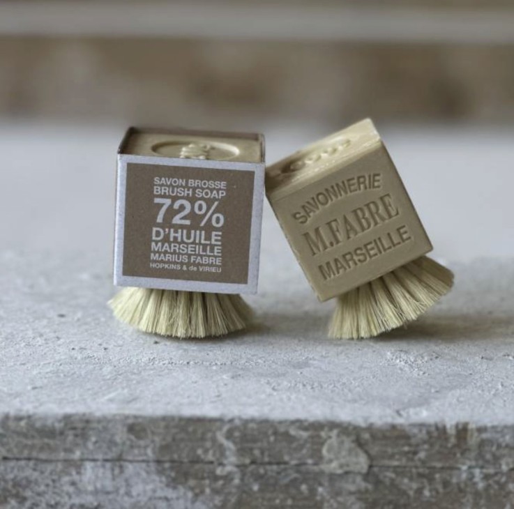 Savon de Marseille Blanc brosse - 200g