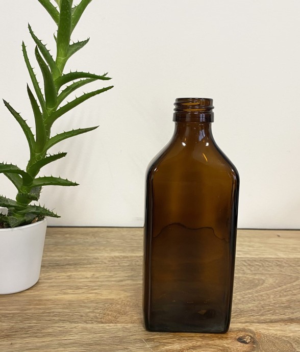 Flacon rectangle verre...