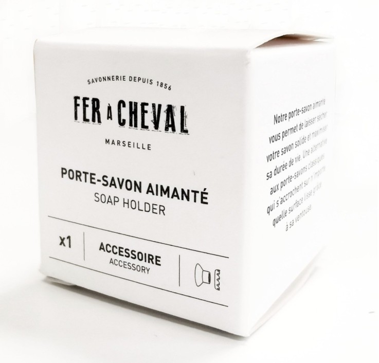 Porte-savon aimanté - Fer à cheval