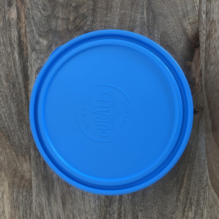 Saladier de conservation en verre rond (2,4L)