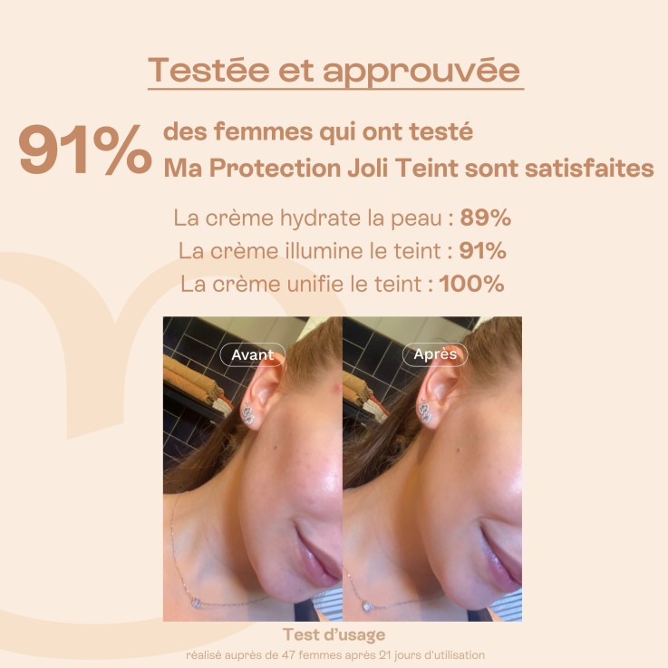 Hydratant visage teinté SPF 50 Ma Protection Joli Teint Doré (40 ml) Bio