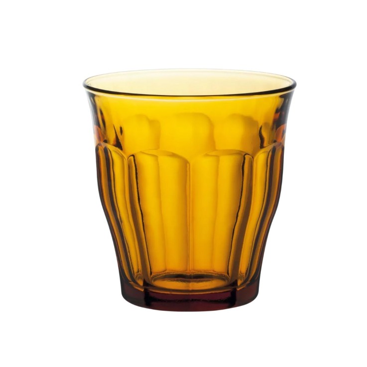 Lot de 4 verres Picardie jaune - Duralex