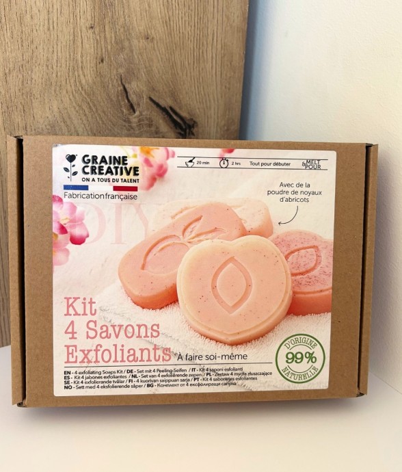 KIT DIY : Coffret 4 savons...