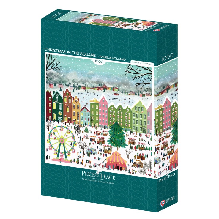 Puzzle Noël sur la Place - 1000 pièces