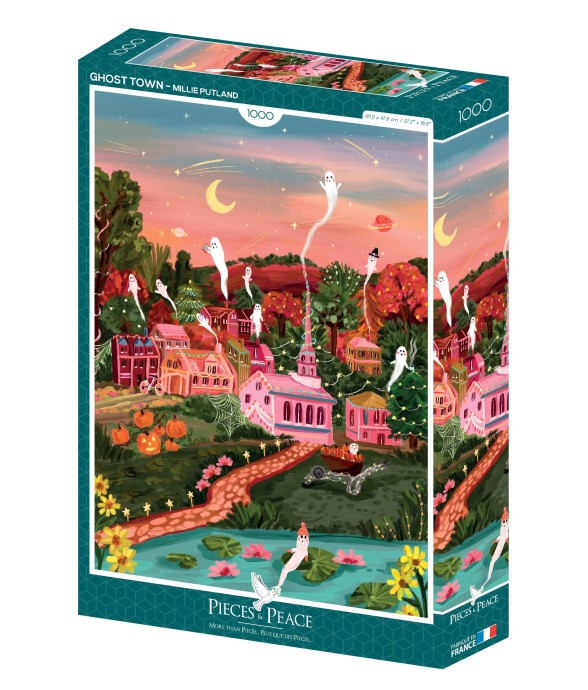 Puzzle La Ville d'Halloween...