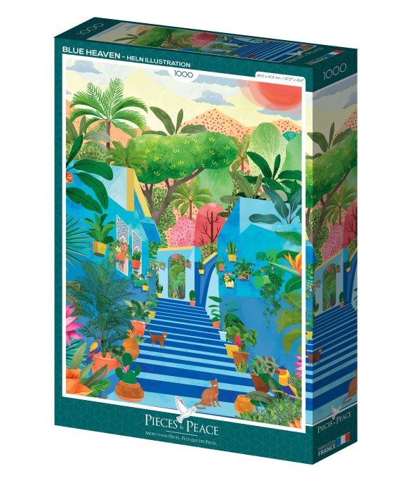 Puzzle Paradis Bleu - 1000...