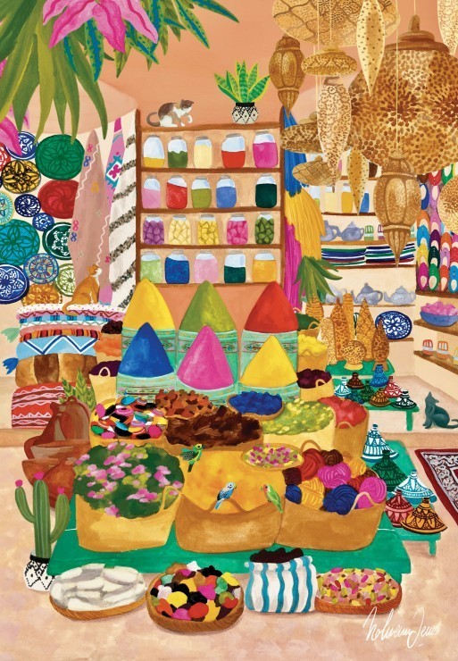 Puzzle Place des Epices - 1000 pièces