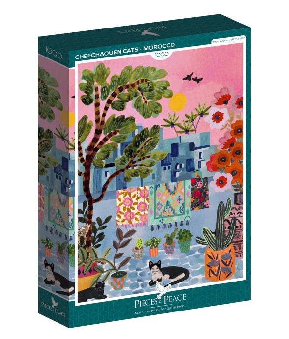 Puzzle Chats de Chefchaouen...