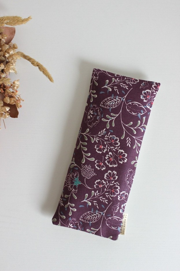 Masque yeux yoga Coton et graines de lin Bio