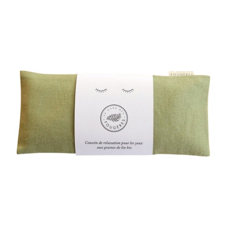 Masque yeux yoga Lin et graines de lin Bio
