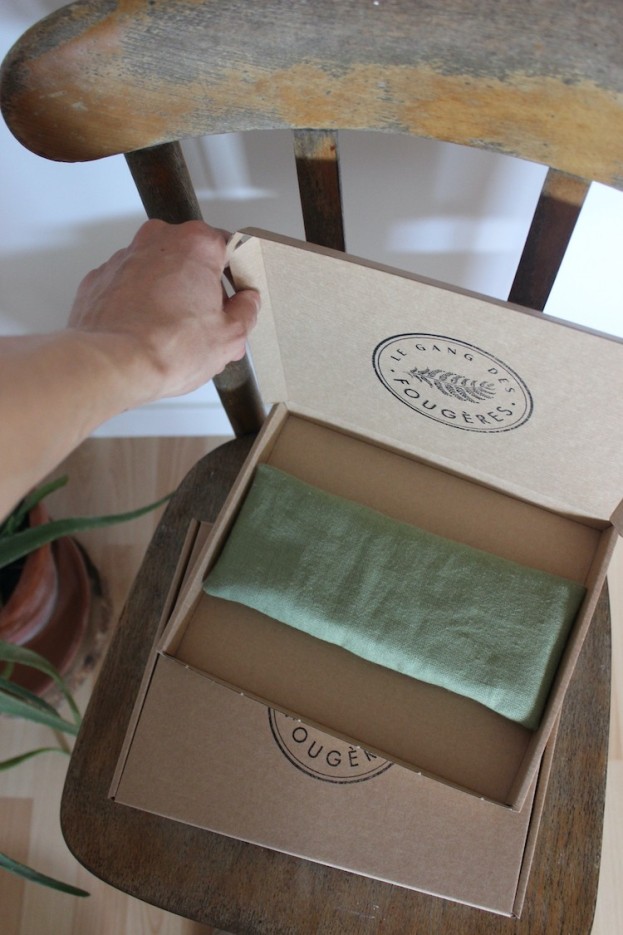 Masque yeux yoga Lin et graines de lin Bio