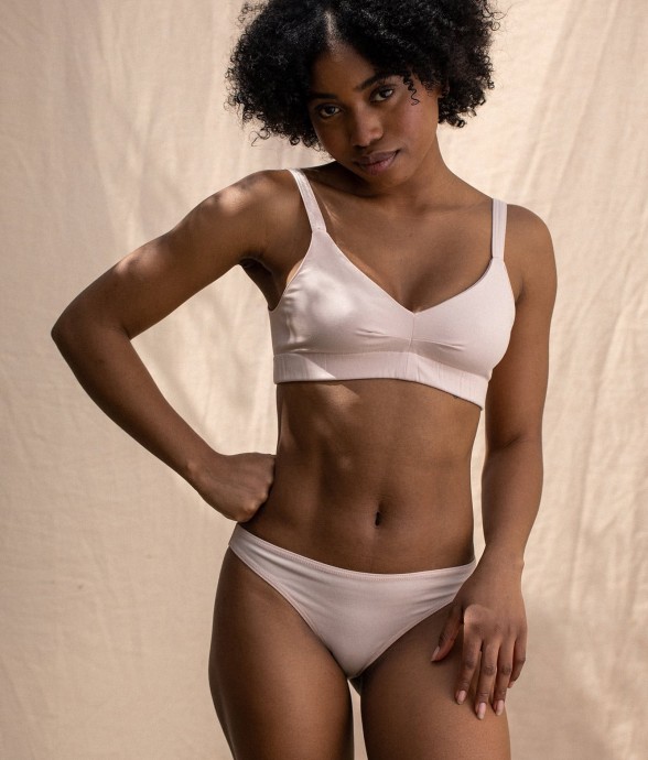 Culotte Mei nude Coton Bio