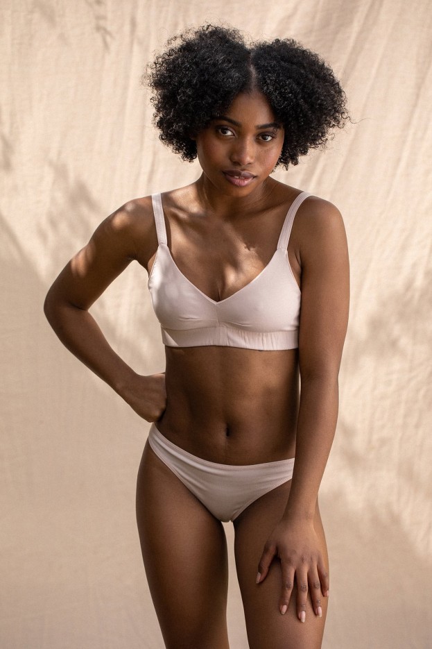 Culotte Mei nude Coton Bio