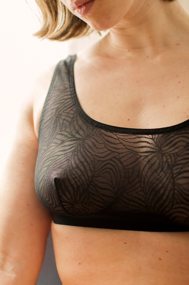 Brassière Savannah dentelle noire Fibres Recyclées
