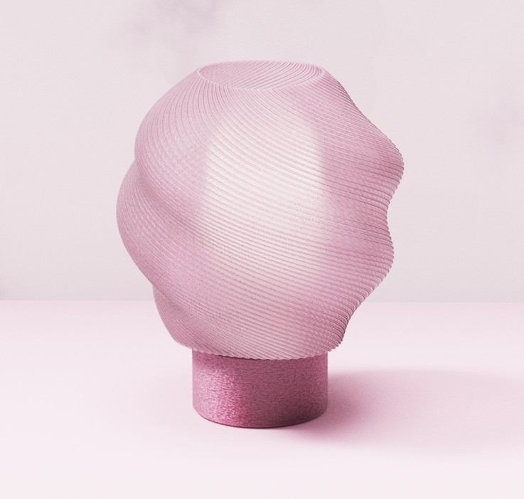 Lampe Impression 3d Candy (rose)