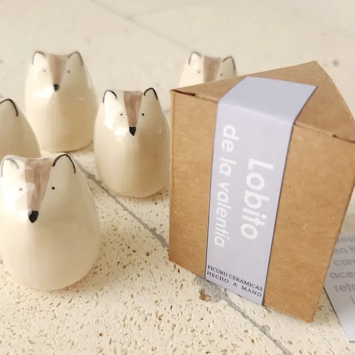 Petit Loup Du Courage - Amulette