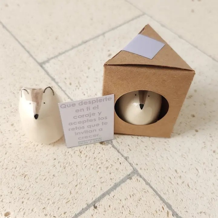 Petit Loup Du Courage - Amulette