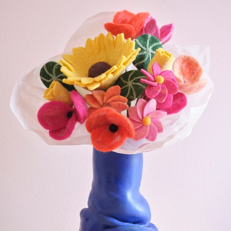 Endless Flower Dahlia Berry en Laine