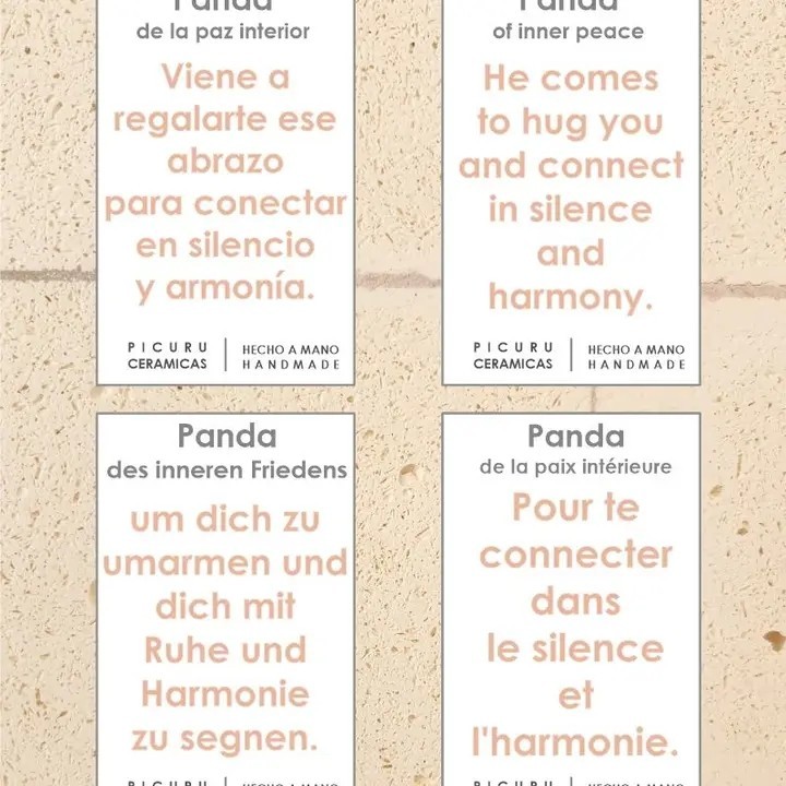 Panda de la paix intérieure - Amulette