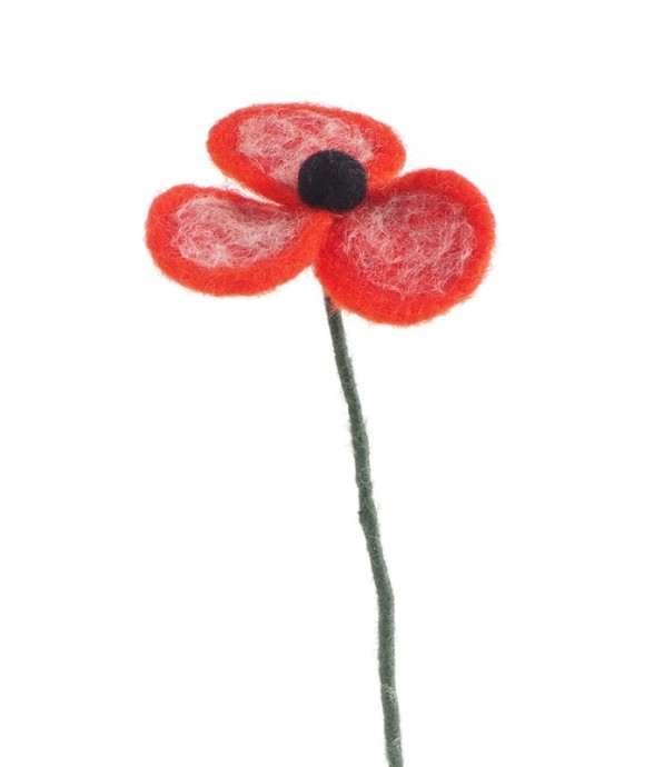 Fleurs en laine -...