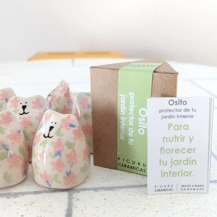 Ourson protecteur de ton jardin intérieur - Amulette