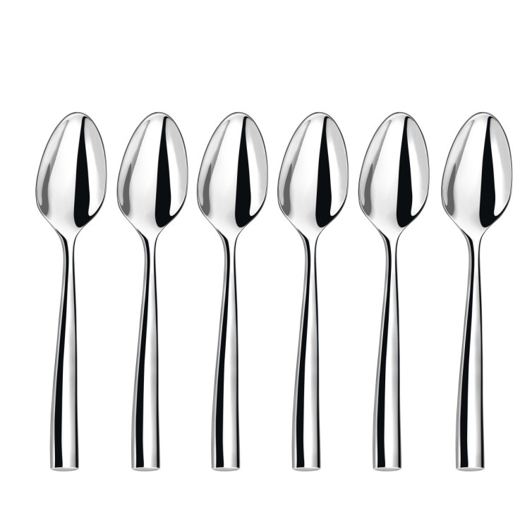 Lot 6 cuillères à café en inox