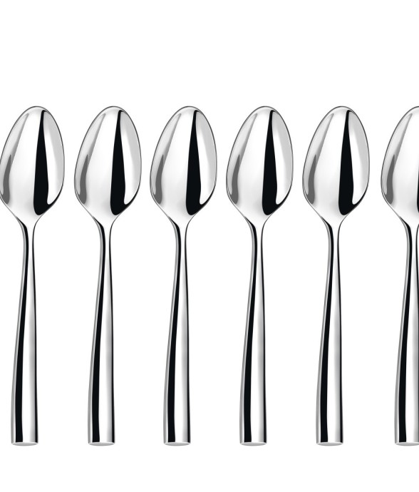 Lot 6 cuillères à café en inox