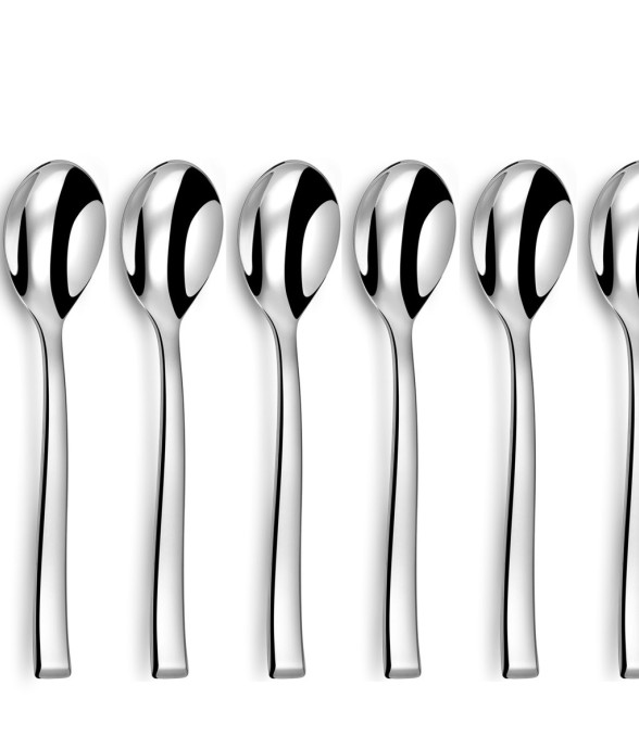 Lot 6 cuillères à café en inox