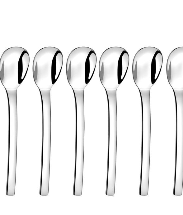 Lot 6 cuillères à café en inox