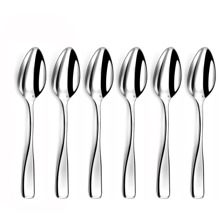 Lot 6 cuillères à café en inox