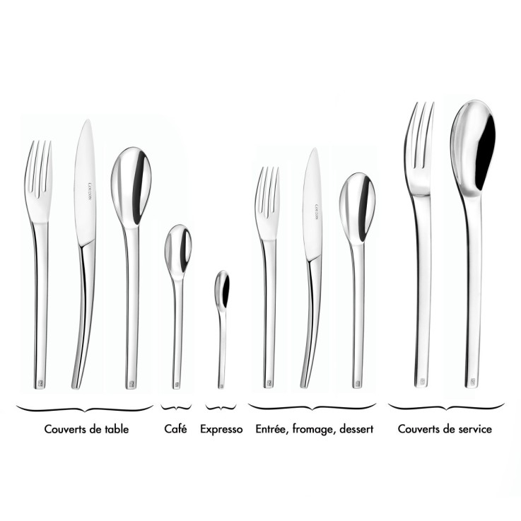 Lot 6 cuillères à café en inox