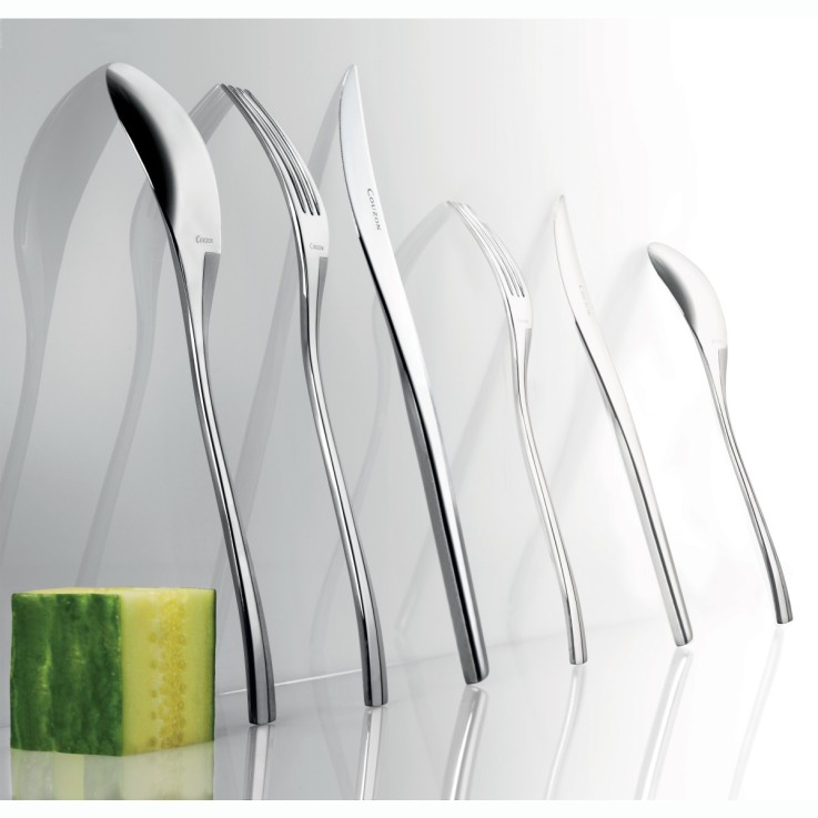 Lot 6 cuillères à moka en inox