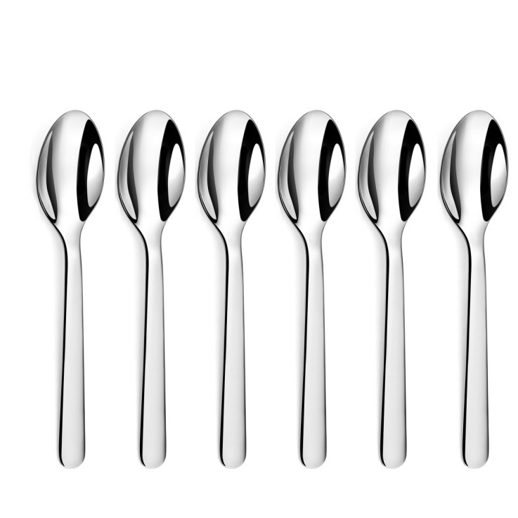 Lot 6 cuillères à café en inox