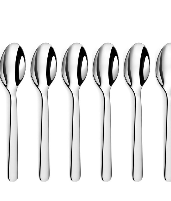Lot 6 cuillères à café en inox