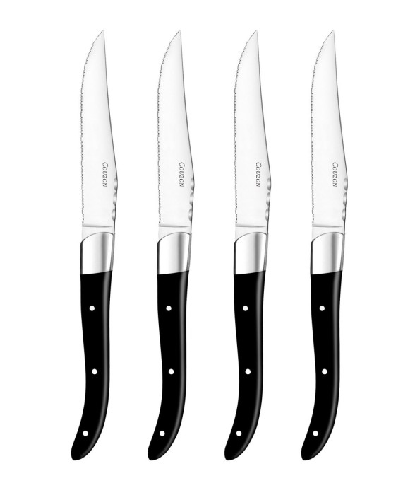 Lot 4 couteaux steak en inox