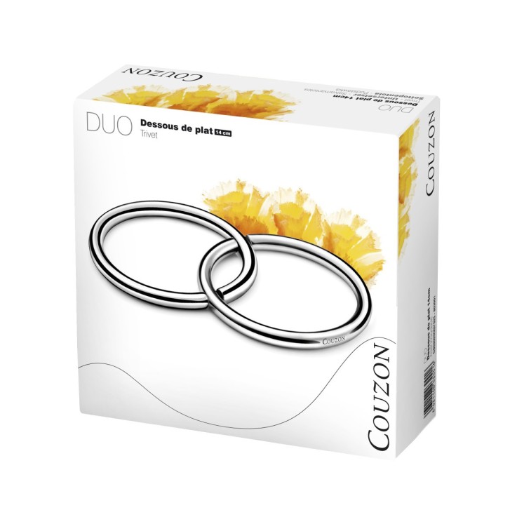 Dessous de plat anneaux en inox